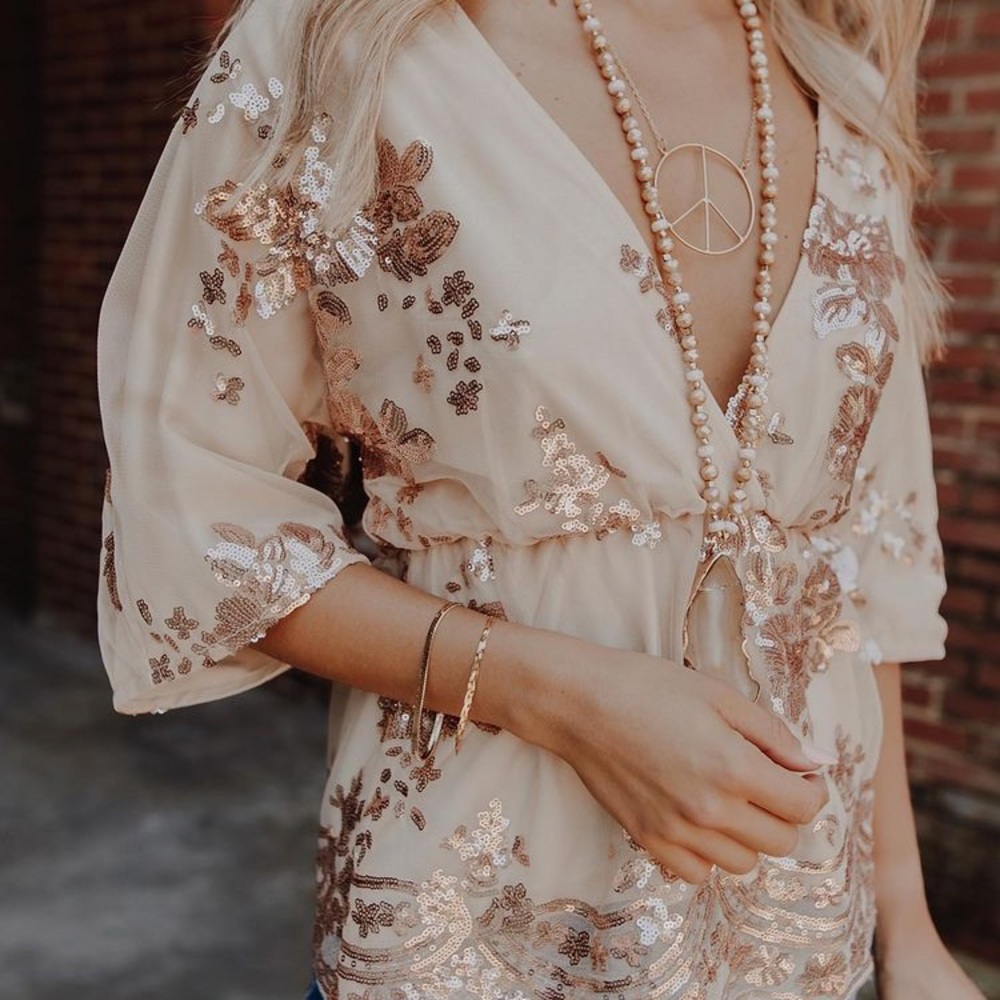 SOUTHERN FRIED CHICS SEQUIN TOP ✨✨